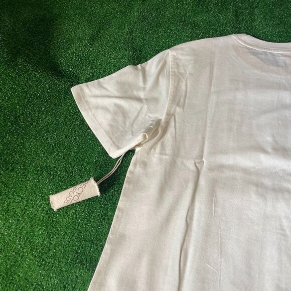 Recycled Threads Malibu California 1991 Surf Club Beige SS T-Shirt Size S NEW - Picture 11 of 15